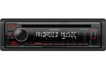 KDC-153R - 2019. CD/USB/AUX. Красн. подсв., FLAC, Android, 2 пары линейных выходов, 3-полосный параметрический эквалайзер