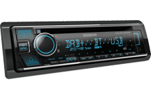 KDC-BT740DAB - Autoradio-CD/USB. Bluetooth et radio numérique DAB+ intégrée, compatible Spotify et Amazon Alexa. 2 RCA (2,5V)