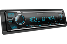 KMM-BT508DAB - Récepteur multimédia numérique avec radio numérique DAB+, technologie Bluetooth et service vocal Amazon Alexa.