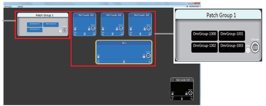 KAS-20 patch group calls option