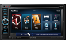 DNX450TR - 6.1 WVGA DVD-Receiver med indbygget Truck/Camper Navigationssystem, Bluetooth & DAB tuner