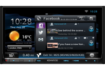 DNN9150DAB - 7.0 WVGA Wi-Fi Netværks DVD-Modtager med indbygget  Navigations System, Bluetooth & DAB+ tuner