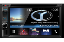 DNX5160DABS - 6.2 WVGA USB/SD/DVD-receiver med indbygget  navigationssystem, Bluetooth & DAB tuner