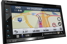 DNX5190DABS - Navigatie systeem • 6.8 WVGA Display • Guidance by Garmin • Android Auto/Apple Car Play via USB