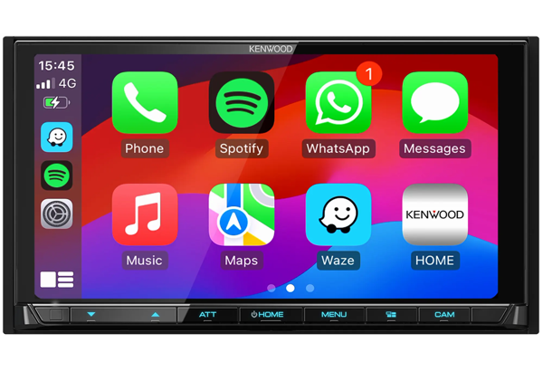 Image of 7.0” Capacitive Screen Wireless/Wired CarPlay, Android Auto, Wireless Android Mirroring, DAB+