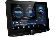 DMX9724XDS - 1DIN multimediální přijímač s <strong>oddělitelným plovoucím 10,1 HD displejem</strong> a <strong>bezdrátovými Android Auto</strong> i <strong>Apple CarPlay</strong>