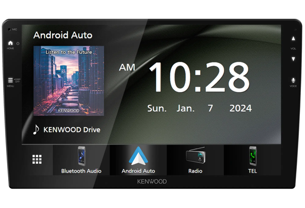 Image of Récepteur AV avec écran WSVGA de 9 pouces • Compatible avec CarPlay® et Android Auto™ (sans fil ou par câble) • Entrée pour caméra de recul • Châssis en L •