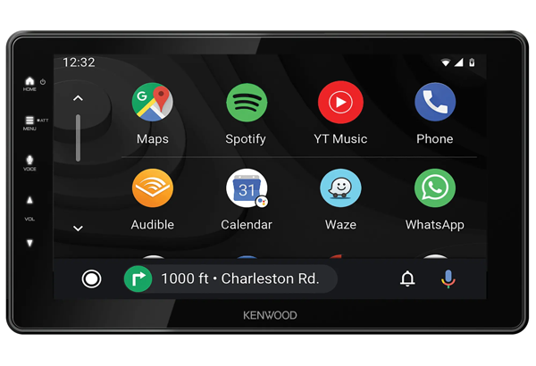Image of Récepteur AV avec écran HD flottante de 9.0 pouces • Compatible avec CarPlay® et Android Auto™ (sans fil ou par câble) • Radio DAB+ • 2 entrées caméra • Châssis 1DIN •