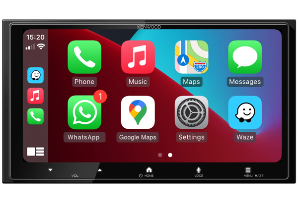 Image of 6.8” HD Screen Wireless/Wired CarPlay, Android Auto, Wireless iPhone/Android Mirroring, DAB+