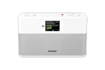 CR-ST85DAB-W - Compacte stereoradio met DAB+, Bluetooth®-audiostreaming en automatische veiligheidswaarschuwingsfunctie