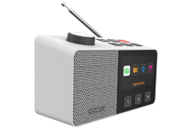 CR-M70DAB-W - Rádio para idosos com grande ecrã IPS a cores de 4,3 polegadas e fácil utilização