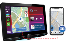 DMX9724XDSCAMPER - DMX9724XDS + Sygic GPS Navigation with Caravan Routing App Subscription.