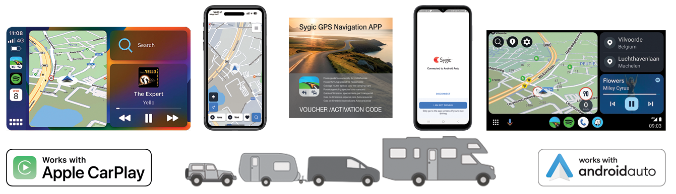 Sygic GPS Navigation with Caravan Routing